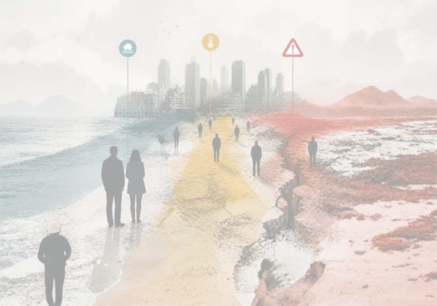 event image:Drawing of people walking